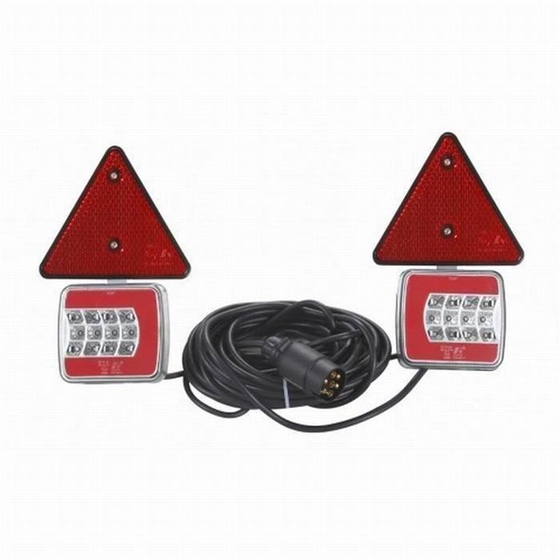 Kit lampi remorca 100x90, cu LED, cu magnet si cablu, 7,5m, Dafa L1853 TruckLed Kit lampi remorca 100x90, cu LED, cu magnet si cablu, 7,5m, Dafa L1853 TruckLed