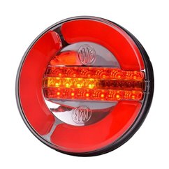 Lampa stop fi142, 3 functii, LED, tip hamburger, semnalizare dinamica,  stanga/dreapta W154 1130 Was