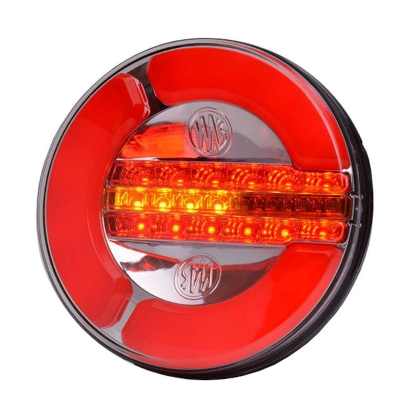 Lampa stop fi142, 3 functii, LED Neon, 12-24V, hamburger, semnalizare dinamica, cablu 2m, stanga-dreapta, W153DD 1129 DD Was