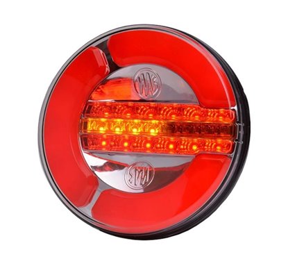 Lampa stop fi142, 3 functii, LED, tip hamburger, semnalizare dinamica,  stanga/dreapta W154 1130 Was