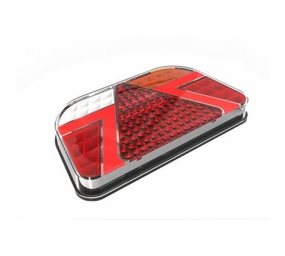 Lampa spate 241x140, 5 functii cu triunghi, stanga/dreapta, L1877 / L1876 Truck Led