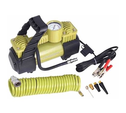 Compresor aer 12V, 11bar, 70L/m, cu furtun 1m si furtun spirala 5m 58033 Carmotion