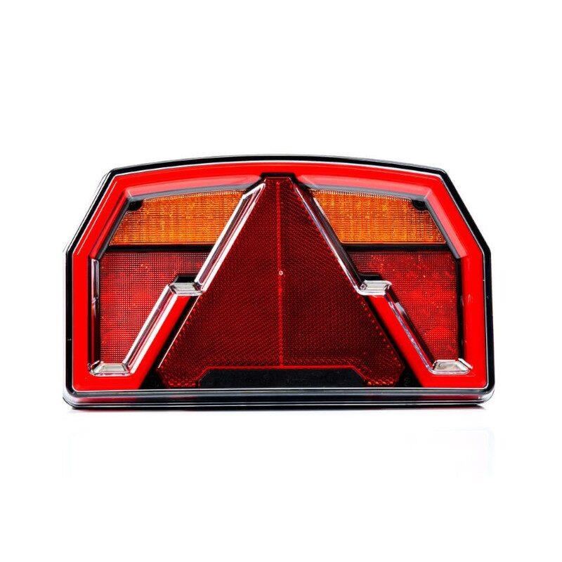 Lampa stop 240x140, cu LED, 4 functii, cu iluminare numar, cu Canbus antieroare, stanga / dreapta, FT-371 TD LED O Fristom