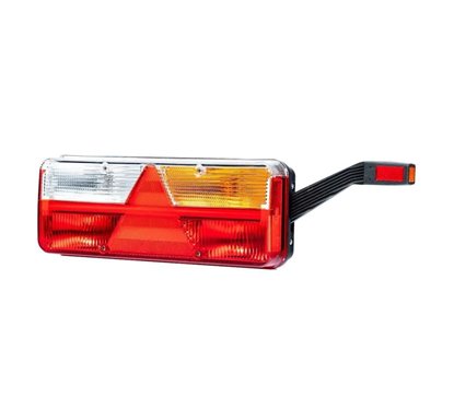 Lampa stop 400x153, 6 functii, dreapta, cu gabarit, Kingpoint FT-500-235 bec Fristom