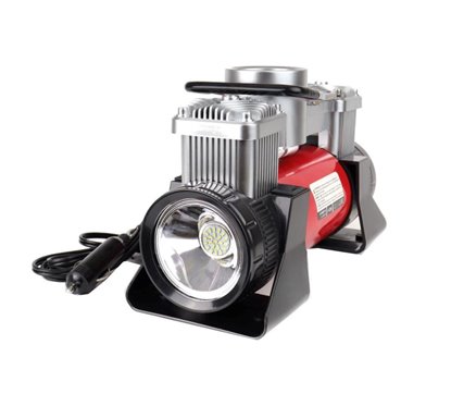 Compresor aer 12V, 10bar, 60l/min, cu lanterna si geanta, Amio 02640