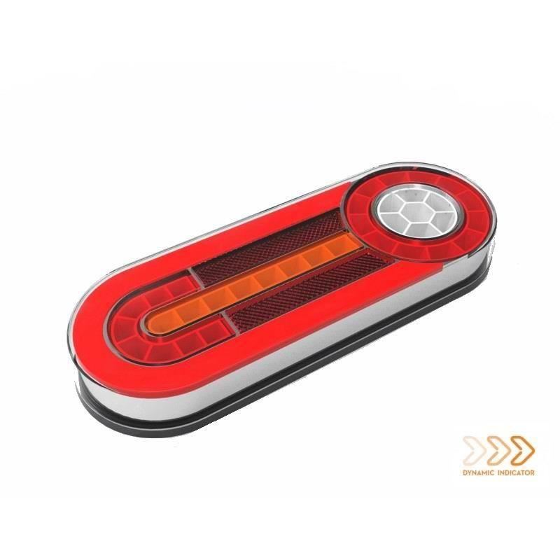 Lampa spate 275x95, 5 functii, LED Neon, cu semnalizare dinamica, L1889 TruckLed, stanga - dreapta Lampa spate 275x95, 5 functii, LED Neon, cu semnalizare dinamica, L1889 TruckLed, stanga - dreapta