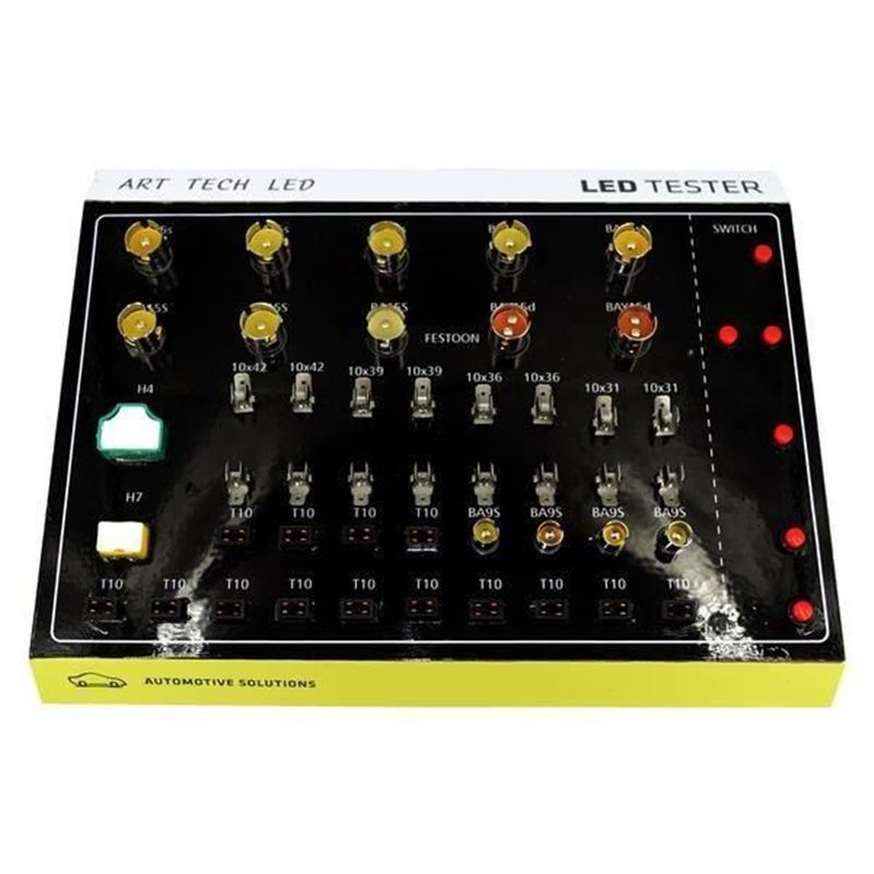 Tester becuri stand, 10 tipuri de dulii, 220v - 12v