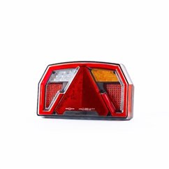 Lampa spate 240x140, LED, 6 functii, cu triunghi, ceata si mers inapoi, cu mufa, dreapta, FT-372 P NT LED BAJONET 6PIN