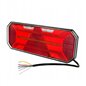Lampa spate 350x131, LED, 5 functii, cu triunghi, semnalizare dinamica, ceata si mers inapoi, pozitie NEON, cu cablu, 12-24V, dr
