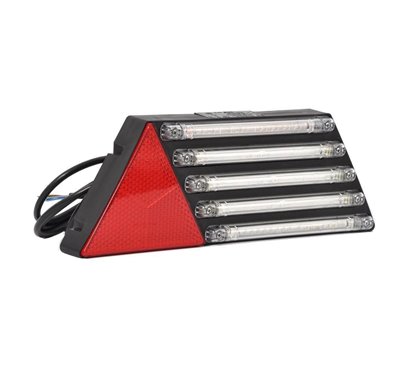 Lampa spate LED 414x146, 6 functii: pozitie, frana, semnalizare, ceata, mers inapoi, catadioptru, DREAPTA, W69P 334/II Was