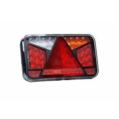 Lampa spate 240x140, LED, 7 functii, cu triunghi, ceata, mers inapoi si iluminare numar, cu mufa, CANBUS, dreapta, FT-370 P TB L