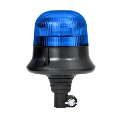 Girofar 12/24V, h204, 9 LED-uri, prindere pe tija flexi, albastru FT-150 DF N LED PI Fristom