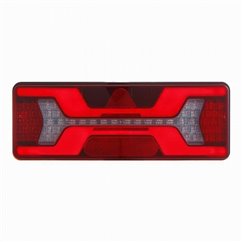 Lampa stop 380x135, 12/24V, 140 LED-uri, 6 functii cu triunghi, stanga, L1955 Truckled