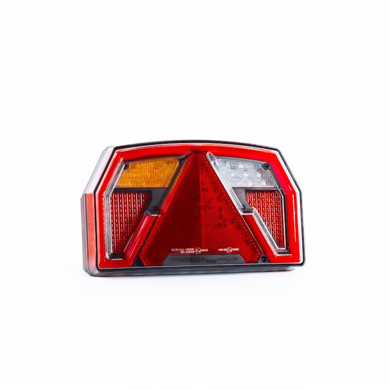 Lampa spate 240x140, LED, 7 functii, cu triunghi, ceata, mers inapoi si iluminare numar, stanga, FT-372 L TD Fristom Lampa spate 240x140, LED, 7 functii, cu triunghi, ceata, mers inapoi si iluminare numar, stanga, FT-372 L TD Fristom