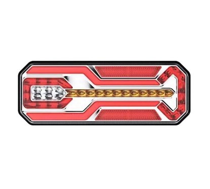 Lampa stop 350x131, 6 functii, ceata, mers inapoi si semnalizare dinamica, stanga, L1949 TruckLed