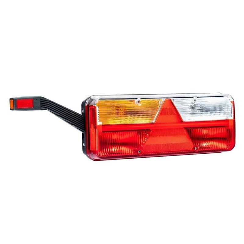Lampa stop 400x153, 6 functii cu bec, stanga, cu gabarit Led, Kingpoint FT145, FT-500-135 Fristom Lampa stop 400x153, 6 functii cu bec, stanga, cu gabarit Led, Kingpoint FT145, FT-500-135 Fristom
