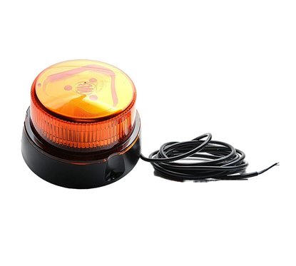 Girofar 12/24V, h99, LED, 19W, prindere cu 3 suruburi, cablu 3 metri, galben, W126 866.4D WAS