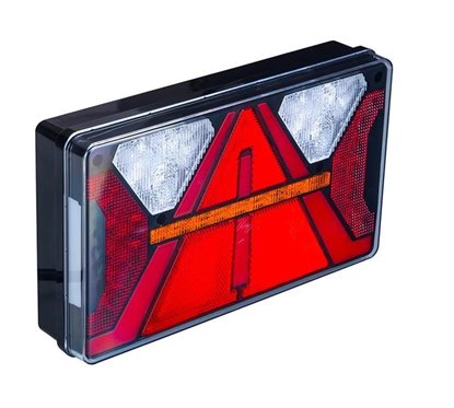 Lampa stop 238x140mm 7 functii, cu LED, stanga Strada LZD 2820 Horpol 