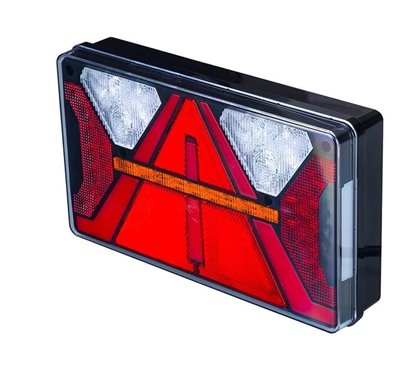 Lampa stop 238x140mm 7 functii, cu LED, dreapta Strada LZD2821 Horpol