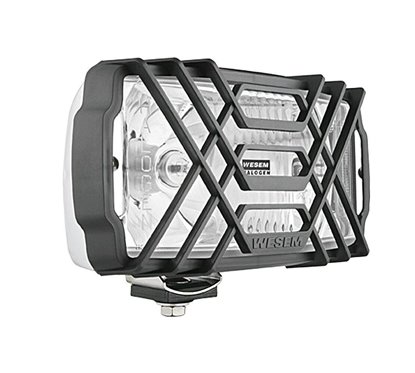 Proiector 220x123 faza lunga, cu pozitie, carcasa cromata, cu grilaj 5HP.26586 Wesem  