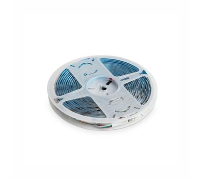 Banda Led 5m, RGB, ambientala, cu telecomanda tactila, 220V, 48W, 60 Led/m, peste 100 de programe, Magic Strip, 55843 Phenom