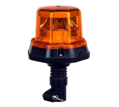 Girofar 12/24V, h196, 48 LED-uri, prindere cu tija flexi, 17W, LDO 2276 Horpol