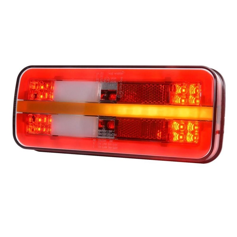 Lampa spate 201x85, 5 functii cu numar, ceata si semnalizare dinamica, LED, W187 DD 1325 DD Was Lampa spate 201x85, 5 functii cu numar, ceata si semnalizare dinamica, LED, W187 DD 1325 DD Was