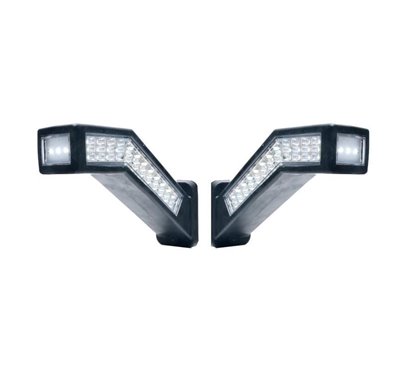 Set proiectoare lucru LED, camioane, microbuze, 12V-24V, 16.4W, W168.10.2 1445L+P Was