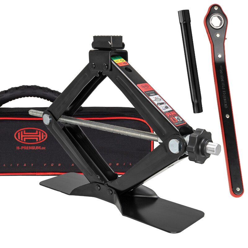 Cric foarfeca, 2000kg, 10-44cm, cu cheie clichet si tubulara 17mm, husa depozitare, SUV, OEM, pentru multe modele BMW, MINI, Ope Cric foarfeca, 2000kg, 10-44cm, cu cheie clichet si tubulara 17mm, husa depozitare, SUV, OEM, pentru multe modele BMW, MINI, Ope