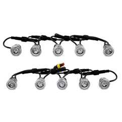 Set 10 bucati Proiector zi DRL Eyes, fi23, 12/24V, 502mini, 01521 Amio