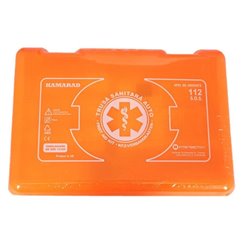 Trusa sanitara auto 5 ANI, BD DIN13164 KAMARAD, avizata, bax cu 10 truse