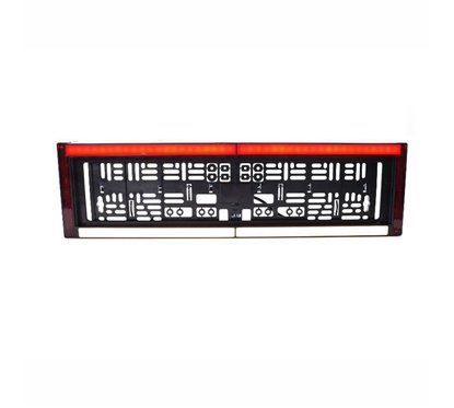 Suport numar cu lampa cu 4 functii, iluminare numar LED, mers inapoi, frana tip NEON si catadioptru, 58x16cm, 12-24V, W253 2102 
