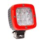 Proiector lucru 100x100, LED, aluminiu, 4100lm, 38W, Spot, rama rosie, FT-361 Fristom