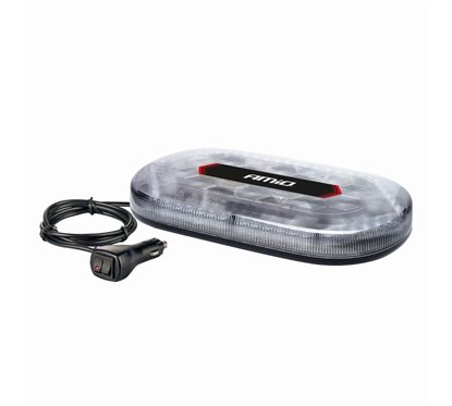 Girofar rampa transversal 32x18cm, magnet, 48 LED-uri, 12-24V, 26W, cu mufa pentru bricheta, 03336 Amio
