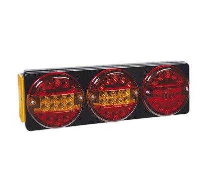 Lampa stop 445x145, 6 functii, cu LED, cu ceata, tip hamburgher,  CA 7041 247Lighting