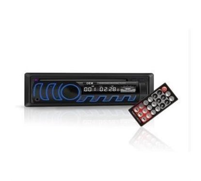 MP3 player Carguard CD202, USB, 4 x 50, telecomanda, multicolor