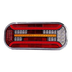 Lampa stop, 302x130, LED, 6 functii, cu ceata si mers inapoi, dreapta, FT-600 P DI, Bajonet 6 pini, Fristom