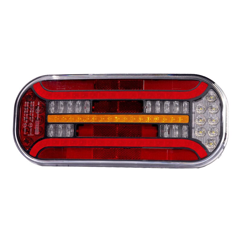 Lampa stop, 302x130, LED, 6 functii, cu ceata, mers inapoi, dreapta si semnalizare dinamica FT-600 P DI, Bajonet 6 pini, Fristom Lampa stop, 302x130, LED, 6 functii, cu ceata, mers inapoi, dreapta si semnalizare dinamica FT-600 P DI, Bajonet 6 pini, Fristom