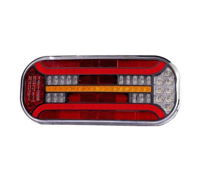 Lampa stop, 302x130, LED, 6 functii, cu ceata si mers inapoi, dreapta, FT-600 P DI, Bajonet 6 pini, Fristom