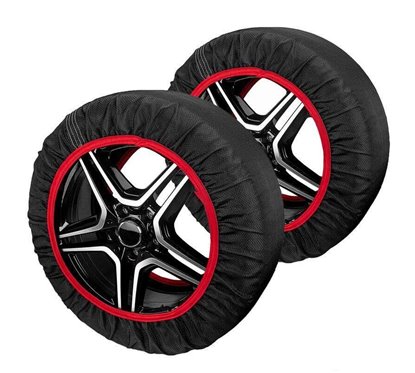 Set 2 huse antiderapante zapada, marimea L, 14''- 20'', Snow Grip Pro 735.53 Heyner 