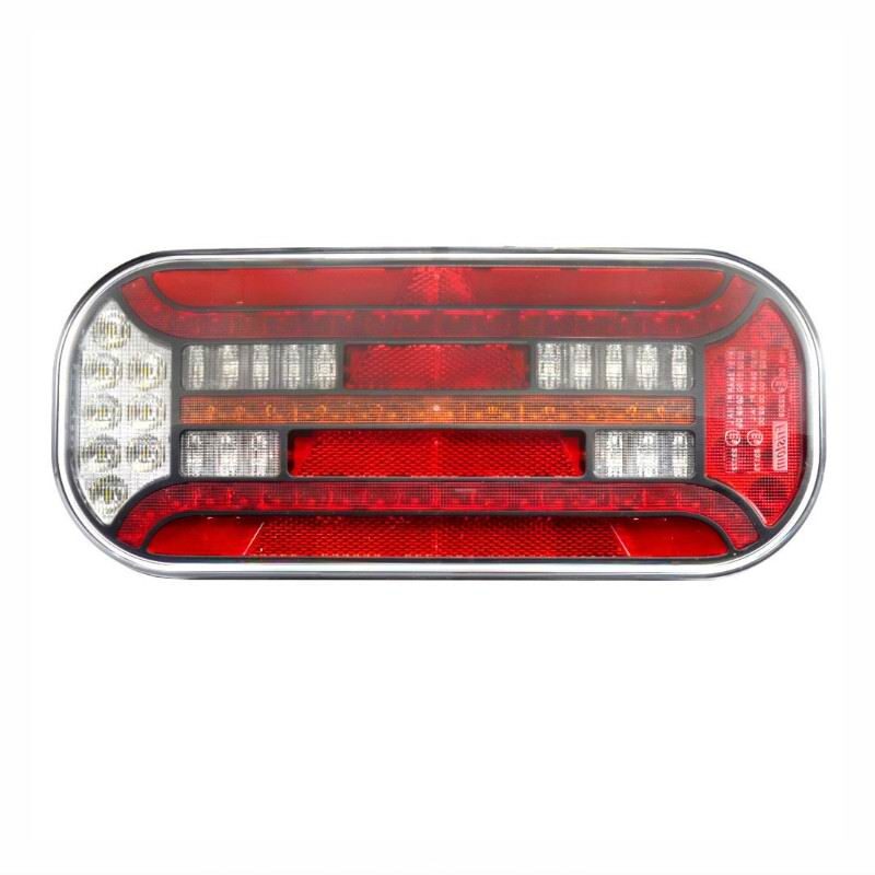 Lampa spate 302x130, LED, 7 functii, cu triunghi, ceata, mers inapoi si iluminare numar, dreapta, FT-610 P T Led DI Fristom Lampa spate 302x130, LED, 7 functii, cu triunghi, ceata, mers inapoi si iluminare numar, dreapta, FT-610 P T Led DI Fristom