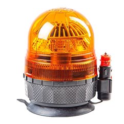Girofar 12/24V, h165, 8 LED-uri, prindere cu magnet si cablu retractabil 21.87.LR5308 SACEX 8093/a/MR