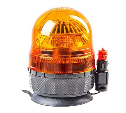 Girofar 12/24V, h165, 8 LED-uri, prindere cu magnet si cablu retractabil 21.87.LR5308 SACEX 8093/a/MR