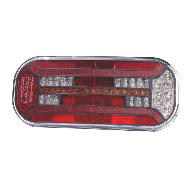 Lampa spate 302x130, LED, 7 functii cu iluminare numar, dreapta, FT-600 P T Fristom Lampa spate 302x130, LED, 7 functii cu iluminare numar, dreapta, FT-600 P T Fristom