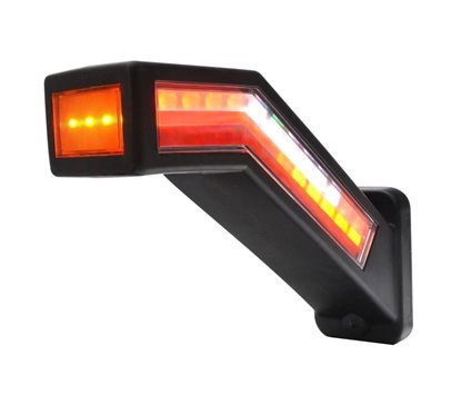 Lampa gabarit cu brat 185, cotit la 45° multifunctionala 6 functii, stanga, LED, W168.9 1442 L Was