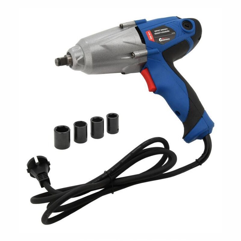 Pistol electric de impact, 1/2inch, 220V, 450W, 300Nm, cu 4 tubulare, 07251 Compass 