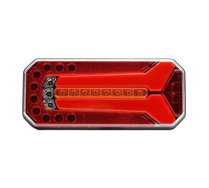 Lampa spate 236x104, 6 functii, semnalizare dinamica W150, 1123 DD L/P C Was