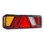 Lampa stop 450x138, 24V, LED, 6 functii, ceata, mers inapoi, cu triunghi, stanga, FT-700-066L Fristom