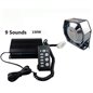 Sirena cu microfon, 2 tonuri, 12V, 200W, ESV-6 6203 + TS200-N 
