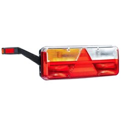 Lampa stop 400x153, 6 functii, stanga, mufa Kingpoint FT-500-136LED + FT145 + Amp Fristom